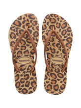 Cargar imagen en el visor de la galería, Product Front: Havaianas Tongs Slim Animals Beige
