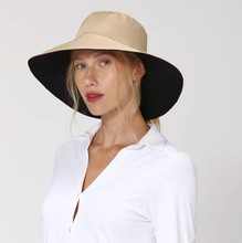 Cargar imagen en el visor de la galería, Image 02: Uv Line Chapeau Souple/Capeline San Diego Kaki/Preto
