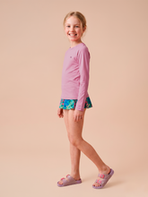 Cargar imagen en el visor de la galería, Image 03: Uv Line T-Shirt Longsleeve Uvpro Kids Rose Upf50+
