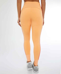 Legging Blackout II C/ Recorte Verticale Laranja Gym