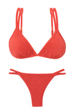 Cargar imagen en el visor de la galería, Product Front: Rio De Sol Ensemble Set Malibu-Chili Tri-Duo Mini-Duo
