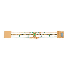 Cargar imagen en el visor de la galería, Image 03: Hipanema Bracelet Cuff Karmelia Green Hipenema
