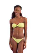 Cargar imagen en el visor de la galería, Model Front: Rio De Sol Ensemble Set Bora-Citrus Bandeau-Joy Leblon-Fio

