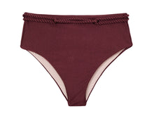 Cargar imagen en el visor de la galería, Product Front: Rio De Sol Bas Bottom Barolo Hotpants

