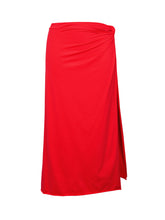 Cargar imagen en el visor de la galería, Product Front: Rio De Sol Jupe De Page Rouge Long-Skirt-Knot
