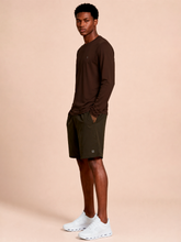 Cargar imagen en el visor de la galería, Image 03: Uv Line T-Shirt Longsleeve New Fit Textura Masc Brown Upf50+
