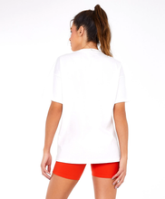 Cargar imagen en el visor de la galería, Model Back: Alto Giro Fitness Haut T-Shirt Eco Nature Start Off White

