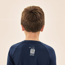 Cargar imagen en el visor de la galería, Image 04: Uv Line T-Shirt Acqua Qr Code Marinho Upf50+
