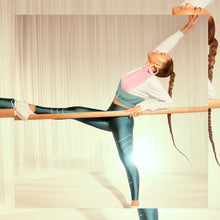 Cargar imagen en el visor de la galería, Image 04: Alto Giro Fitness Bas Legging Atlanta Fitas Refletivas Verde Strong
