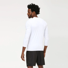 Cargar imagen en el visor de la galería, Model Back: Uv Line T-Shirt Longsleeve Uvpro Branco Upf50+
