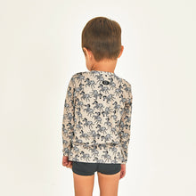Cargar imagen en el visor de la galería, Model Back: Uv Line T-Shirt Longsleeve Baby Zebra Upf50+
