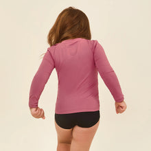 Cargar imagen en el visor de la galería, Model Back: Uv Line T-Shirt Longsleeve Baby Malva Upf50+

