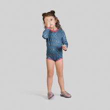 Cargar imagen en el visor de la galería, Image 09: Uv Line Maillot De Bain Bébé Macaquinho Baby Listras Upf50+

