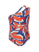 Cargar imagen en el visor de la galería, Product Front: Rio De Sol Une Pièce Fille Leaves Santorini-Kids
