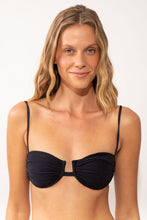 Cargar imagen en el visor de la galería, Gallery: Rio De Sol Haut Top Malibu-Black Zaya
