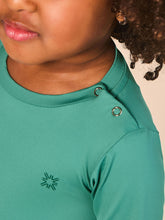 Cargar imagen en el visor de la galería, Image 04: Uv Line Maillot De Bain Bébé Baby Longsleeve Swimsuit Deep Sea Upf50+
