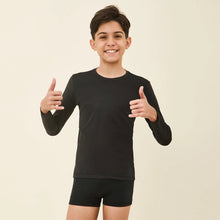 Cargar imagen en el visor de la galería, Image 04: Uv Line T-Shirt Longsleeve Uvpro Kids Black Upf50+
