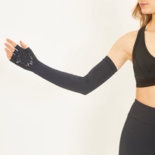 Cargar imagen en el visor de la galería, Image 05: Uv Line Gants Extra Long Gloves Uni Black Upf50+
