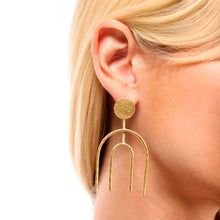 Cargar imagen en el visor de la galería, Image 02: Hipanema Boucles D'oreille Earrings Kaldera Gold Hipenema
