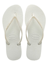 Cargar imagen en el visor de la galería, Product Front: Havaianas Tongs Slim White
