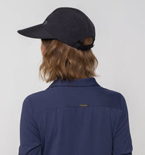 Cargar imagen en el visor de la galería, Model Back: Uv Line Casquette Visor Capri Colors Nac Fem Black Upf50+
