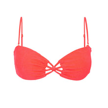 Cargar imagen en el visor de la galería, Product Front: Rio De Sol Haut Top Malibu-Folia Bandeau-Iris
