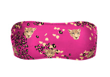 Cargar imagen en el visor de la galería, Product Front: Rio De Sol Haut Top Roar-Pink Bandeau-Reto
