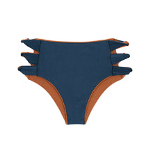 Cargar imagen en el visor de la galería, Product Back: Rio De Sol Bas Bottom Nocciola High-Waist-Spin
