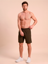Cargar imagen en el visor de la galería, Image 05: Uv Line Bermuda / Short Pour Homme Shorts New Fit Masc Brown Upf50+
