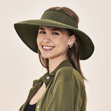 Cargar imagen en el visor de la galería, Image 02: Uv Line Visière Visor Siena Imp Fem Militar Green Upf50+
