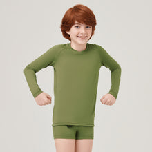 Cargar imagen en el visor de la galería, Image 02: Uv Line T-Shirt Longsleeve Uvrpo Inf Verde Militar Upf50+
