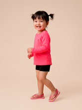 Cargar imagen en el visor de la galería, Image 03: Uv Line T-Shirt Longsleeve Baby Pink Fluor Upf50+
