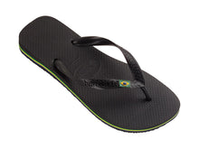 Cargar imagen en el visor de la galería, Model Front: Havaianas Tongs Havaianas Brasil Black
