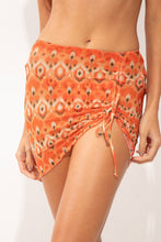 Cargar imagen en el visor de la galería, Gallery: Rio De Sol Jupe De Page Maracai Mini Skirt Ruched
