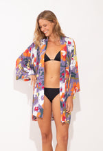Cargar imagen en el visor de la galería, Image 06: Rio De Sol Robe De Plage Garden-Flower Kimono
