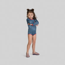 Cargar imagen en el visor de la galería, Image 03: Uv Line Maillot De Bain Bébé Macaquinho Baby Listras Upf50+
