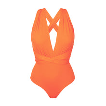 Cargar imagen en el visor de la galería, Product Front: Rio De Sol Une Pièce Bio-Laranjada Marina
