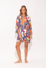 Cargar imagen en el visor de la galería, Image 04: Rio De Sol Robe De Plage Garden-Flower Kimono
