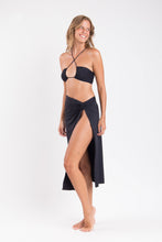 Cargar imagen en el visor de la galería, Image 03: Rio De Sol Jupe De Page Nero Long-Skirt-Knot
