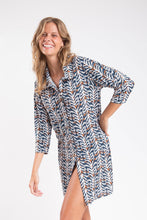 Cargar imagen en el visor de la galería, Image 09: Rio De Sol Chemise Ikat Chemise
