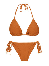 Cargar imagen en el visor de la galería, Product Front: Rio De Sol Ensemble Set Ferrugo Tri-Inv Cheeky-Tie
