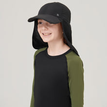 Cargar imagen en el visor de la galería, Image 02: Uv Line Casquette Cap Legionario Teens Inf Black Upf50+
