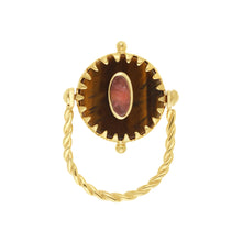 Cargar imagen en el visor de la galería, Model Front: Hipanema Bague Miamor Amber Hipanema
