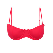 Cargar imagen en el visor de la galería, Product Front: Wednesday In Hawaii By Rio De Sol Haut Top Hibiscus Coral
