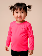 Cargar imagen en el visor de la galería, Gallery: Uv Line T-Shirt Longsleeve Baby Pink Fluor Upf50+
