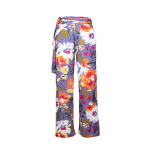 Cargar imagen en el visor de la galería, Product Front: Rio De Sol Pantalon De Plage Garden-Flower Pants Knot

