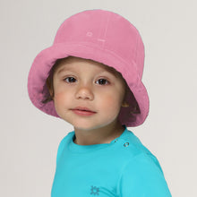 Cargar imagen en el visor de la galería, Model Front: Uv Line Bob Napoli Basic Kids Rosa Chiclete Upf50+
