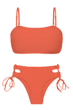 Cargar imagen en el visor de la galería, Product Front: Rio De Sol Ensemble Set Light-Peach Bandeau-Reto Madrid
