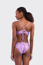 Cargar imagen en el visor de la galería, Model Back: Rio De Sol Ensemble Set Trail-Purple Tank-Tie Essential-Comfy
