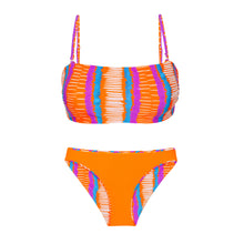 Cargar imagen en el visor de la galería, Product Back: Rio De Sol Ensemble Set Stripes Bandeau-Reto Essential-Comfy
